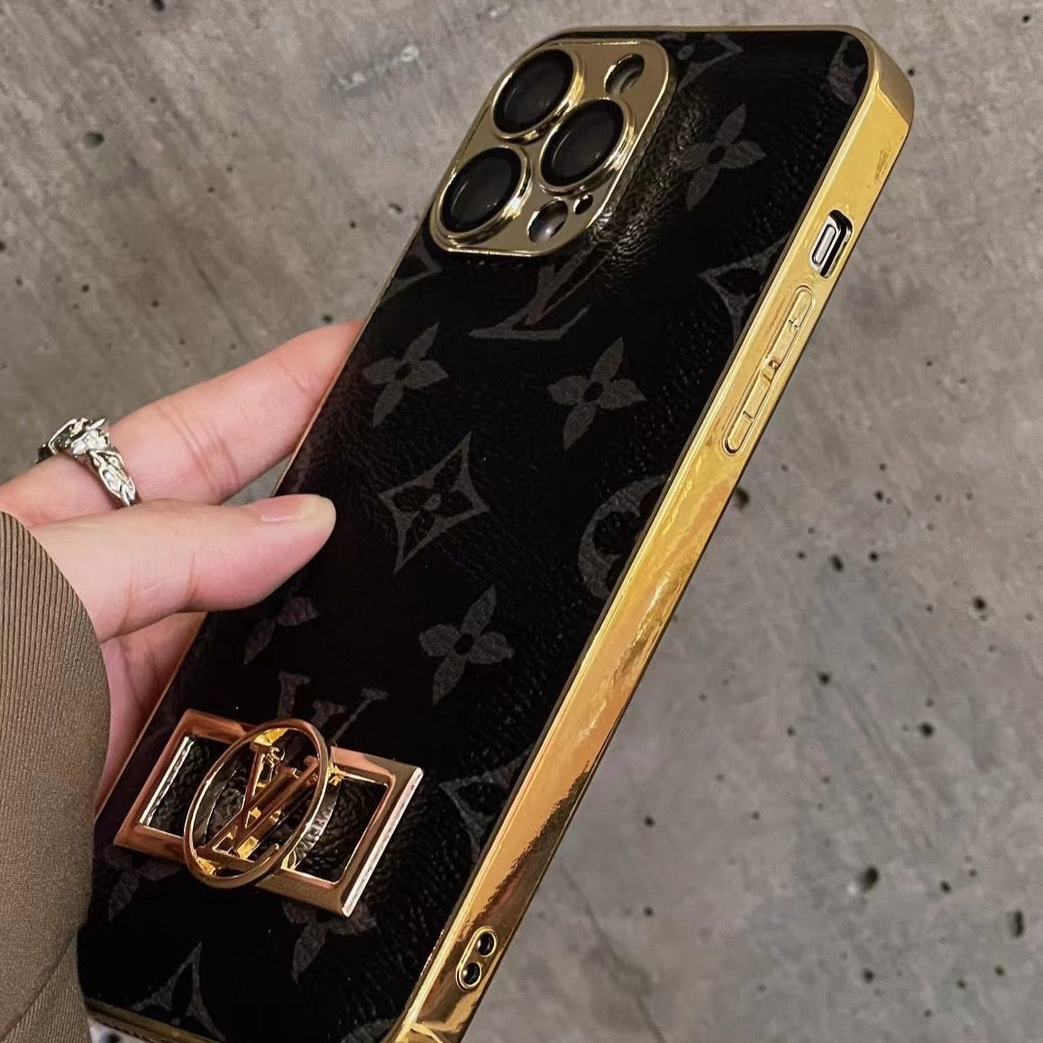 Klassische Metall-Telefonhülle für iPhone