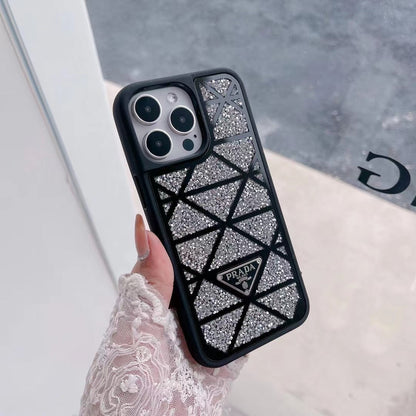 Bling Printed Phone Case For iPhone