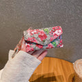 Kartenetui mit Blumendruck