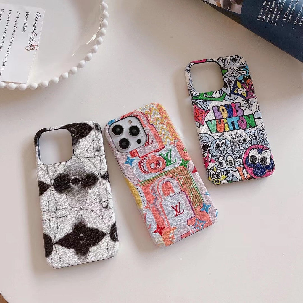 Klassische Blumen-Telefonhülle für iPhone