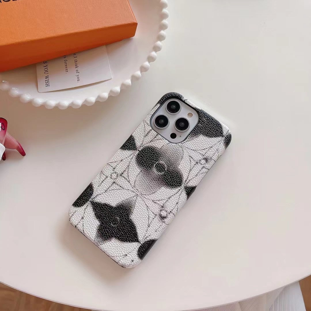 Klassische Blumen-Telefonhülle für iPhone