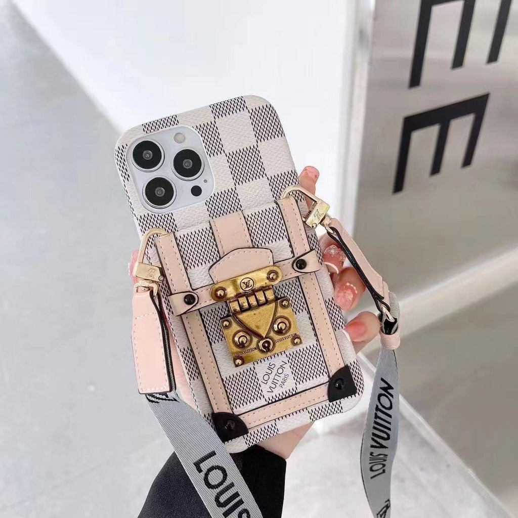 Fashion Card L Bag with Rope iPhone Case - ERPOQ