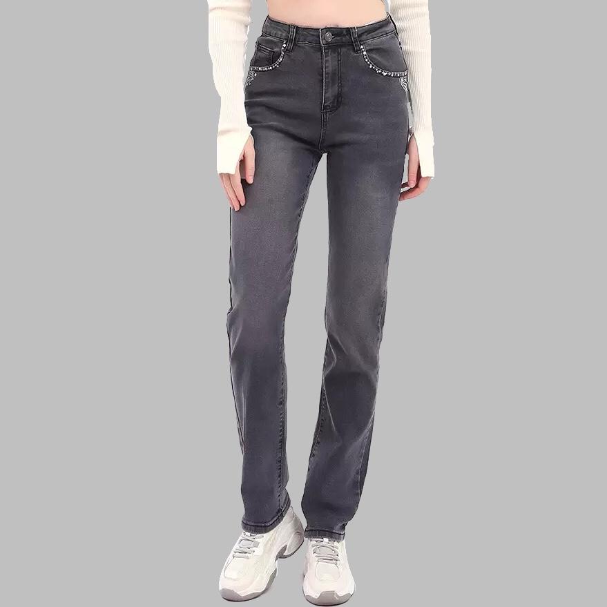 Jeans scuri con lavaggio "iconico" Y2K abbaglianti