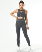 Isabella Nahtlose Leggings - Grau