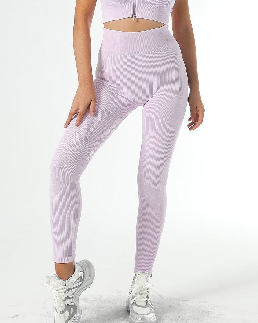 Isabella Nahtlose Leggings - Hellviolett