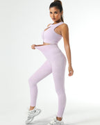 Isabella Nahtlose Leggings - Hellviolett