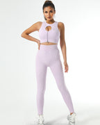 Isabella Nahtlose Leggings - Hellviolett