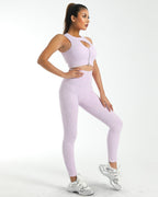 Isabella Nahtlose Leggings - Hellviolett