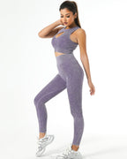 Isabella Nahtlose Leggings - Lila