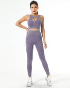 Isabella Nahtlose Leggings - Lila