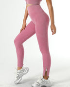 Isabella Nahtlose Leggings - Rot