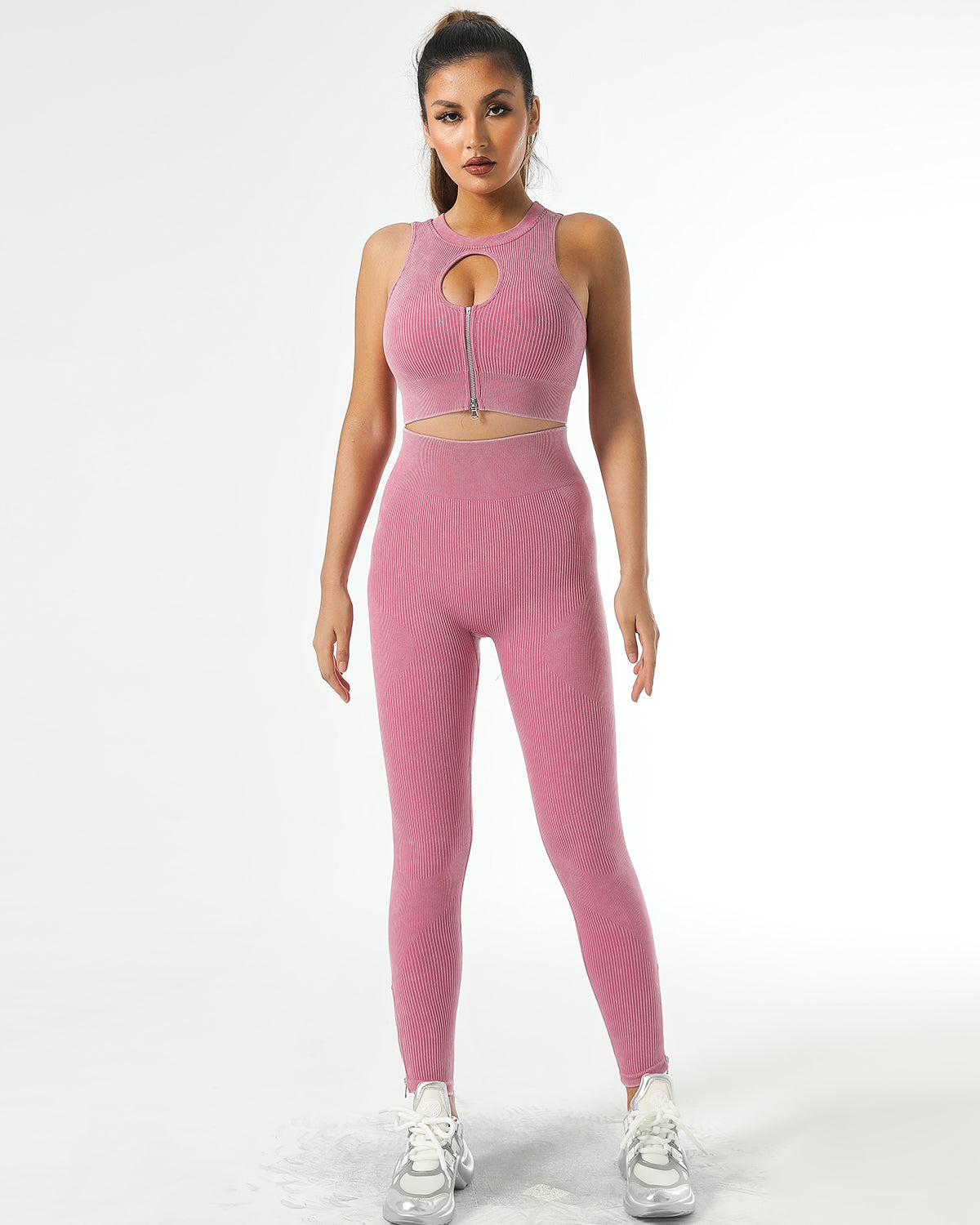 Isabella Nahtlose Leggings - Rot