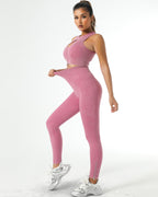 Isabella Nahtlose Leggings - Rot