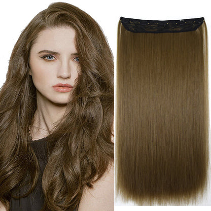 Natural Straight Halo Hair Extensions