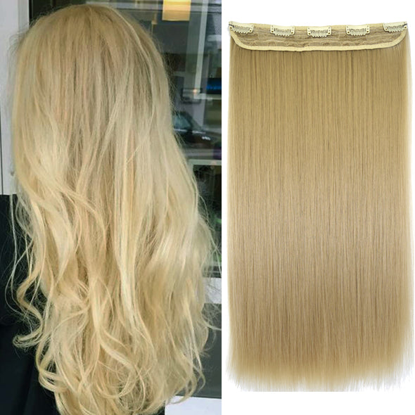 Natural Straight Halo Hair Extensions