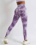Leslie Nahtlose Scrunch Leggings - Lila