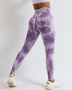 Leslie Nahtlose Scrunch Leggings - Lila