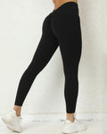 Lucia Scrunch Leggings - Schwarz