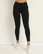 Lucia Scrunch Leggings - Schwarz