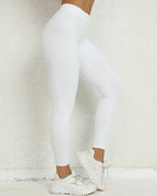 Lucia Scrunch Leggings - Weiß