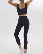 Nahtlose Leggings Madelyn - Schwarz