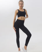 Nahtlose Leggings Madelyn - Schwarz