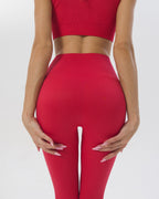 Nahtlose Leggings Madelyn - Rot