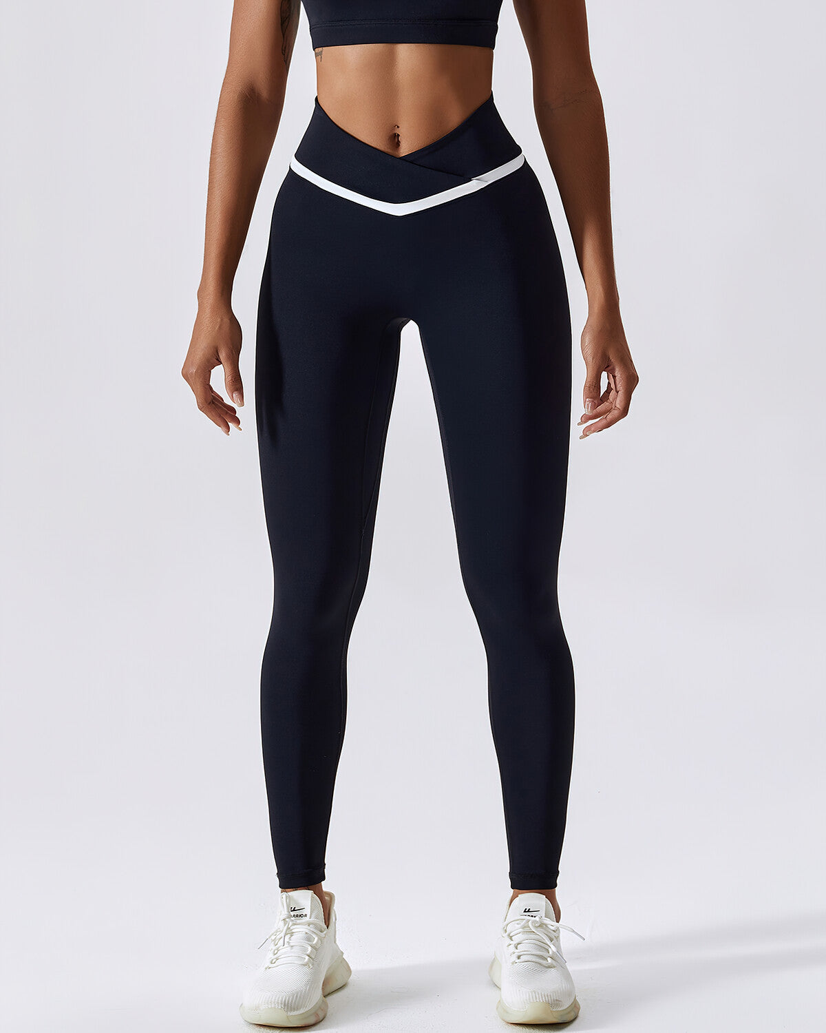 Nahtlose Leggings Natalie - Schwarz