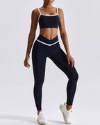 Nahtlose Leggings Natalie - Schwarz