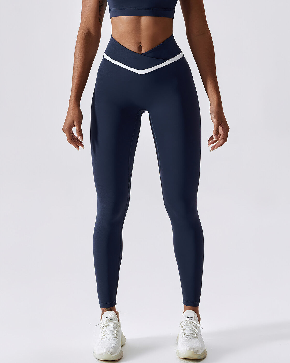 Nahtlose Leggings Natalie - Blau