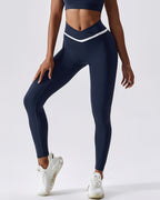 Nahtlose Leggings Natalie - Blau