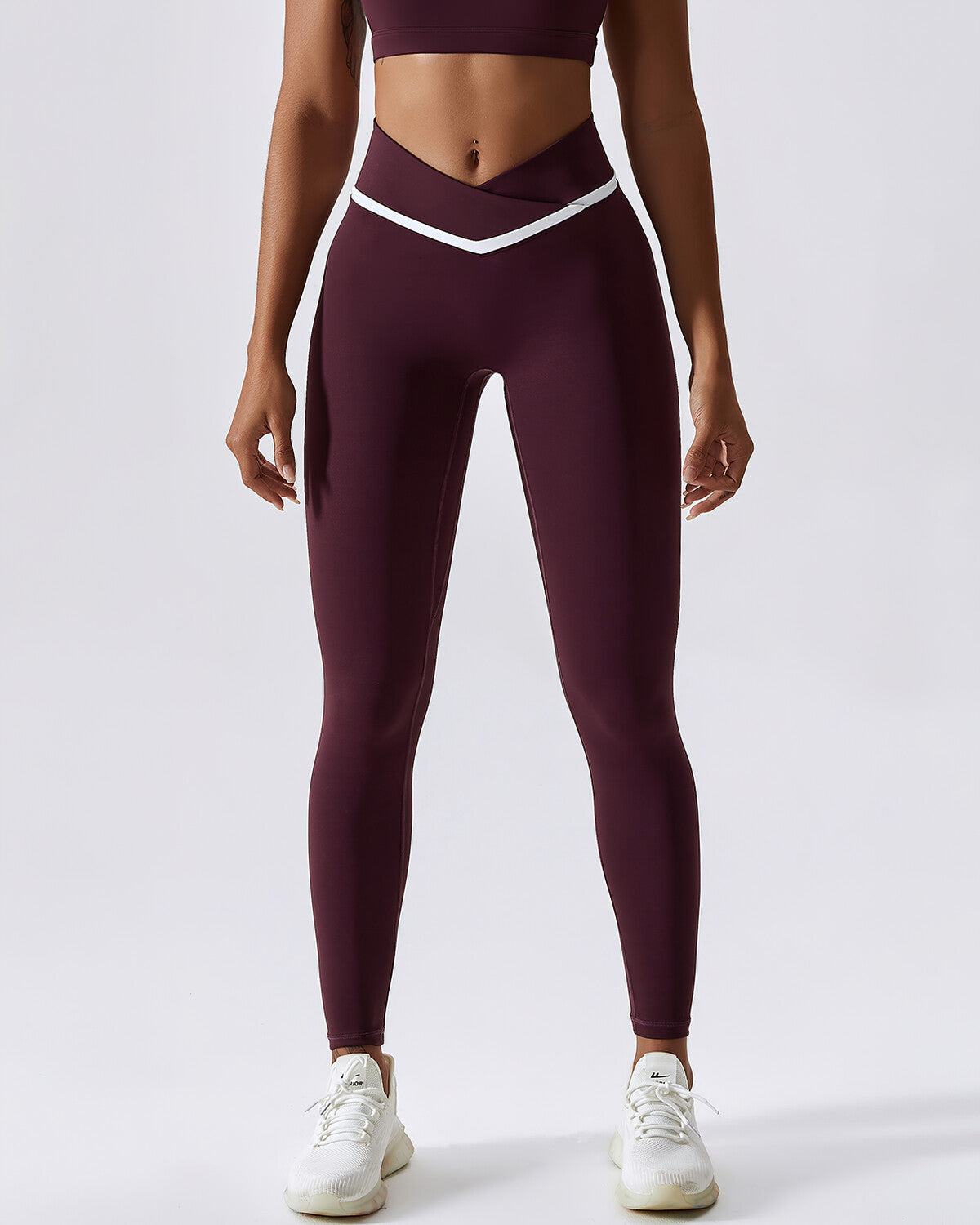 Nahtlose Leggings Natalie - Rot