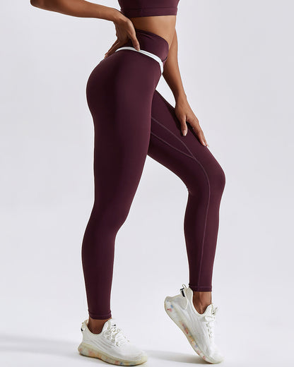 Natalie Seamless Leggings - Red