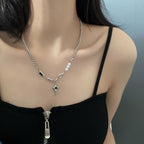 Star Pendant Pearl Irregular Necklace