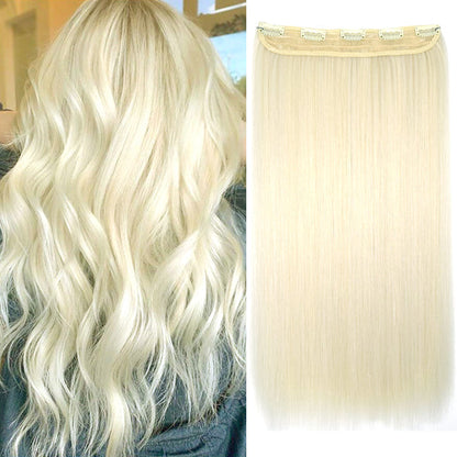 Natural Straight Halo Hair Extensions