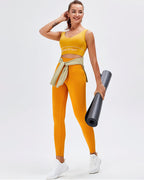 Sophia Nahtlose Leggings - Gelb