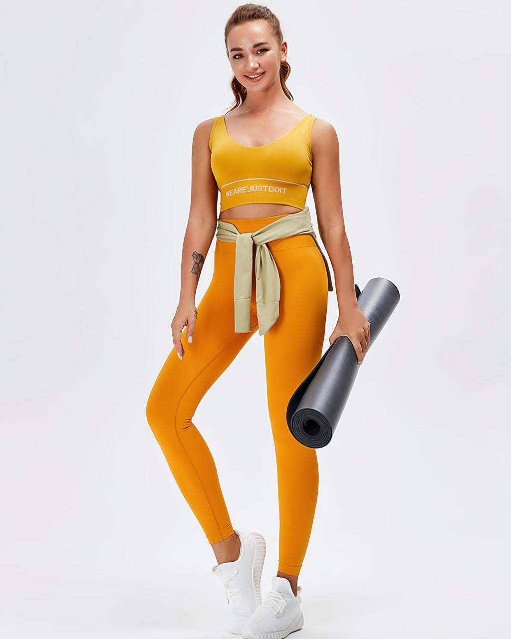 Sophia Nahtlose Leggings - Gelb
