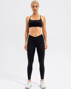Sophie Scrunch-Leggings mit Tasche - Schwarz