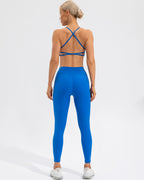 Sophie Scrunch-Leggings mit Tasche - Blau