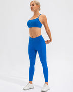 Sophie Scrunch-Leggings mit Tasche - Blau