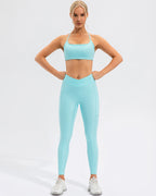 Sophie Scrunch-Leggings mit Tasche - Grün