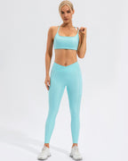 Sophie Scrunch-Leggings mit Tasche - Grün