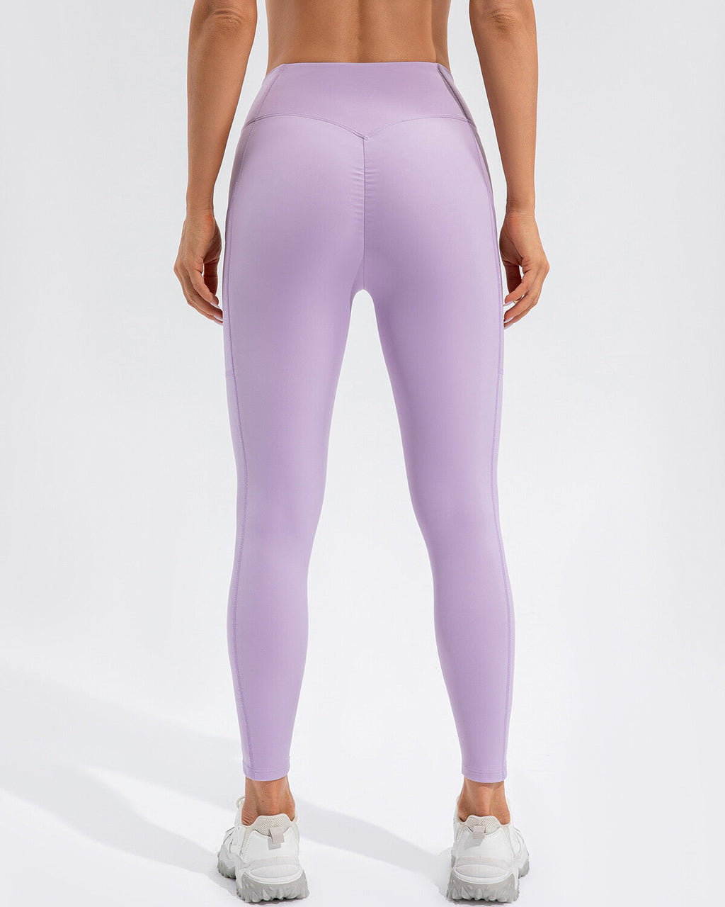 Sophie Scrunch Leggings mit Taschen - Lila