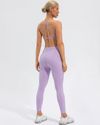 Sophie Scrunch Leggings mit Taschen - Lila