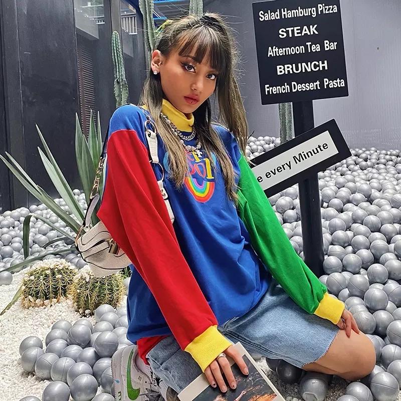 “Very Cool” 80s Colorblocked” Top