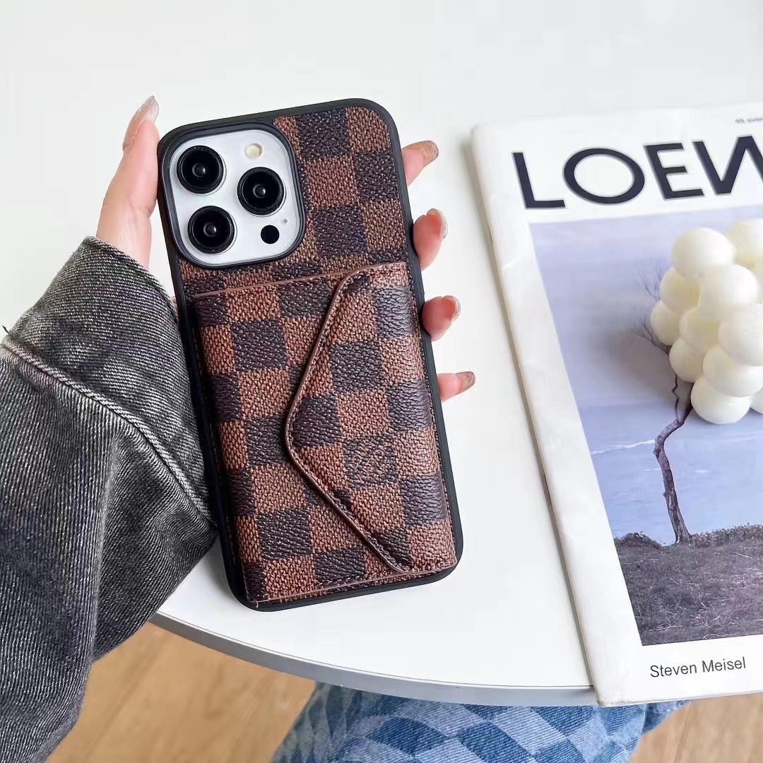 Exclusive Grid Phone Case For iPhone