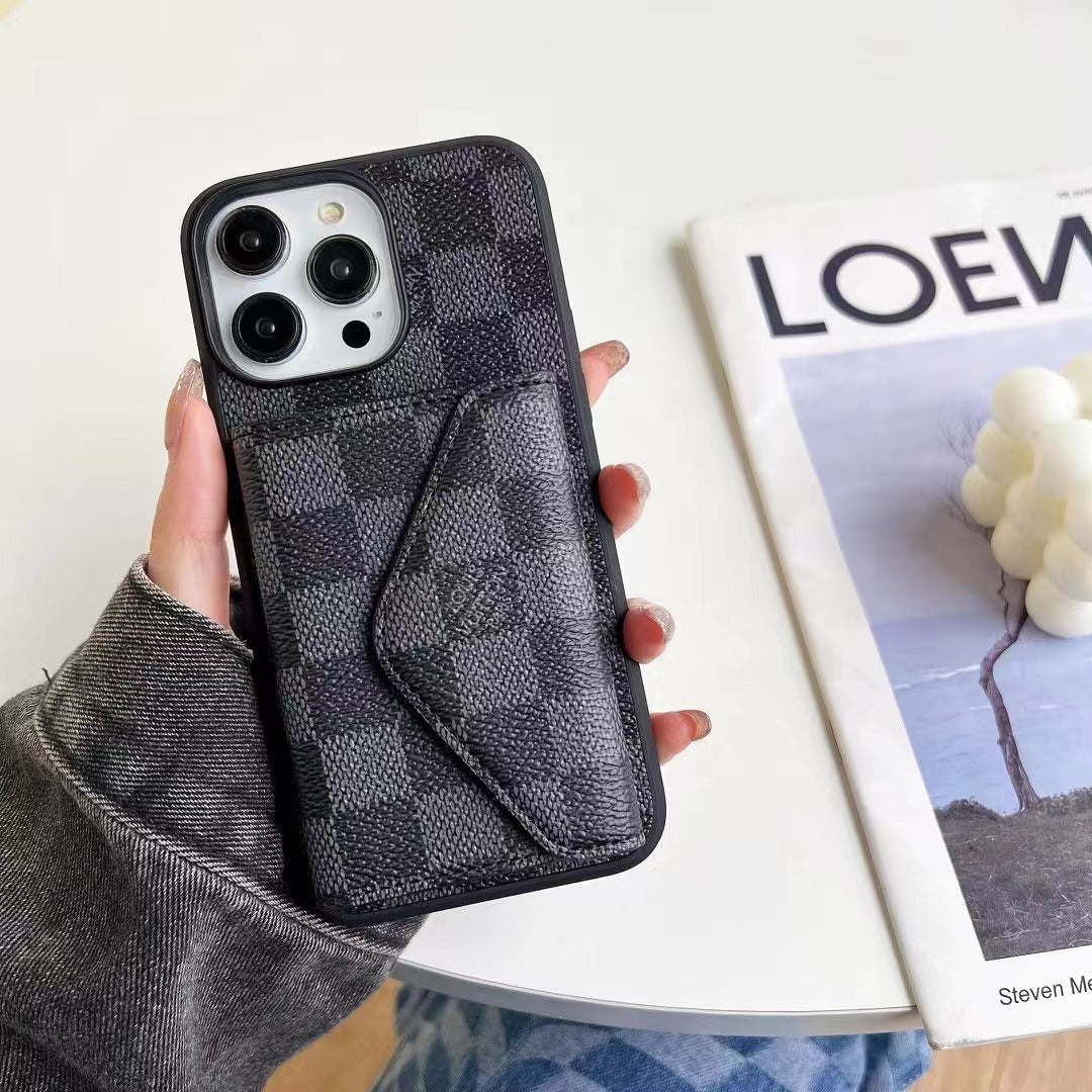 Exclusive Grid Phone Case For iPhone