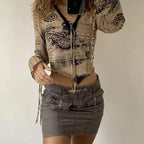Maglia a maniche lunghe "Wild" Y2K