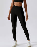 Zuri Seamless Leggings - Schwarz