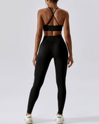 Zuri Seamless Leggings - Schwarz